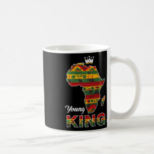 Mug Jeune roi africain carte Kente Art Hommes Garçon N