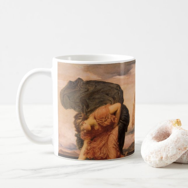 Mug Jeunes Filles Grecques Ramassant Des Cailloux de L (Avec donut)