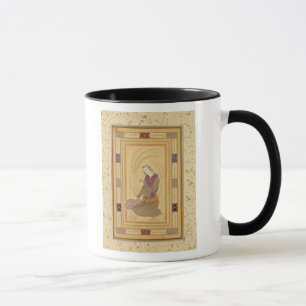 Mug Jeunesse posée tenant une tasse, du grand Clive A