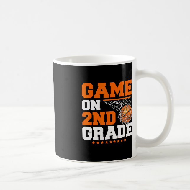 Mug Jeux Amusants Sur Le Basket De Deuxième Année Prem (Droite)
