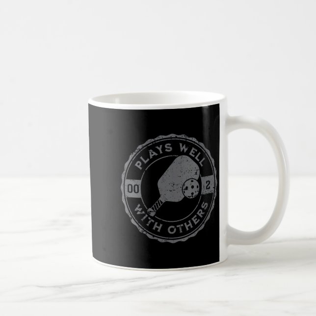 Mug Jeux de pickleball drôles de femmes avec d'autres (Droite)