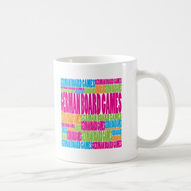 Mug Jeux de société allemands colorés (Droite)
