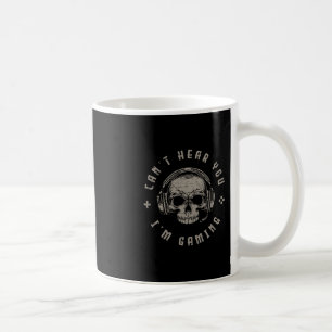 Mug Jeux Vidéo Crâne Drôle Cadeau de Joueur Ne Vous En