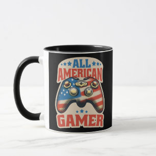 Mug Jeux vidéo du 4 juillet Tout américain joueur