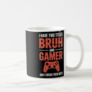 Mug Jeux Vidéos Vintages Pour Garçons Brother S