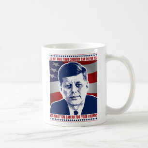 Mug JFK - demandez pas ce que votre pays peut faire