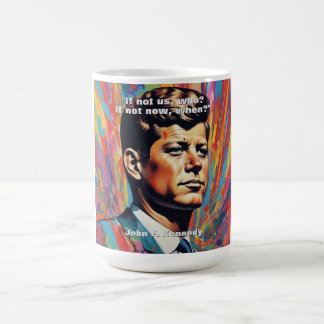 Mug JFK John F. Kennedy Citation Inspiration Motivatio
