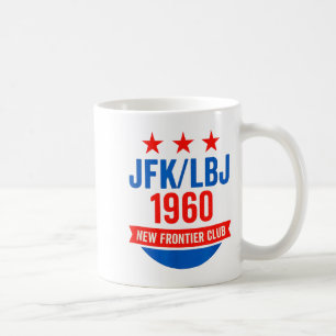 Mug Jfk Lbj 1960 Nouvelle Frontière Campagne de John F