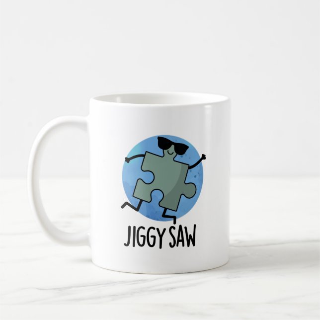 Mug Jiggy Saw Dancing Danseuse Jigsaw Puzzle Pun (Gauche)
