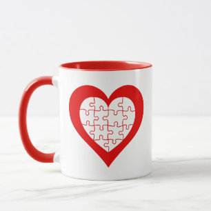 Mug Jigsaw Heart