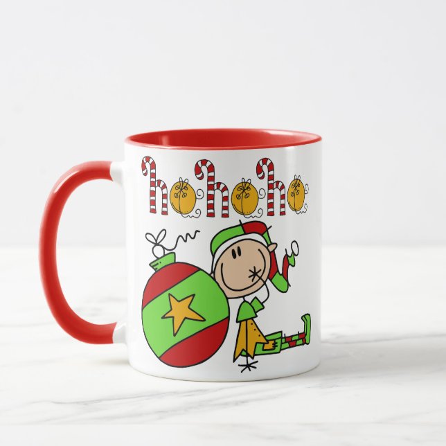 Mug Jingle Bells Elfe de Noël (Gauche)
