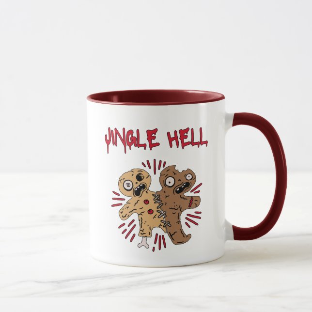 Mug Jingle enfer effrayant Noël drôle (Droite)
