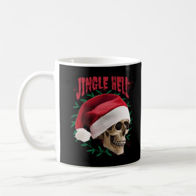 Mug Jingle Hell anti-Noël (Gauche)