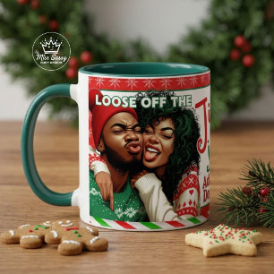 Mug Jingle Juice Drôle de Noël Couple