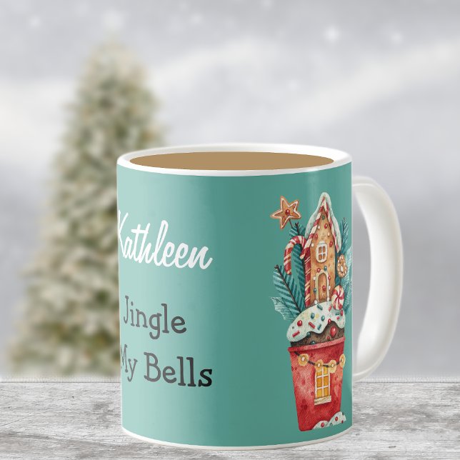 Mug Jingle My Bells Magical House Illustration 11oz (Créateur téléchargé)