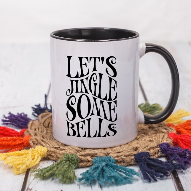 Mug Jingle Quelques cloches Drôle Noël (Créateur téléchargé)
