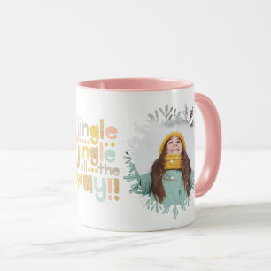 Mug Jingle Tout Le Chemin   Photo typographique coloré