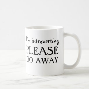 Mug J'introverting, veuillez partir