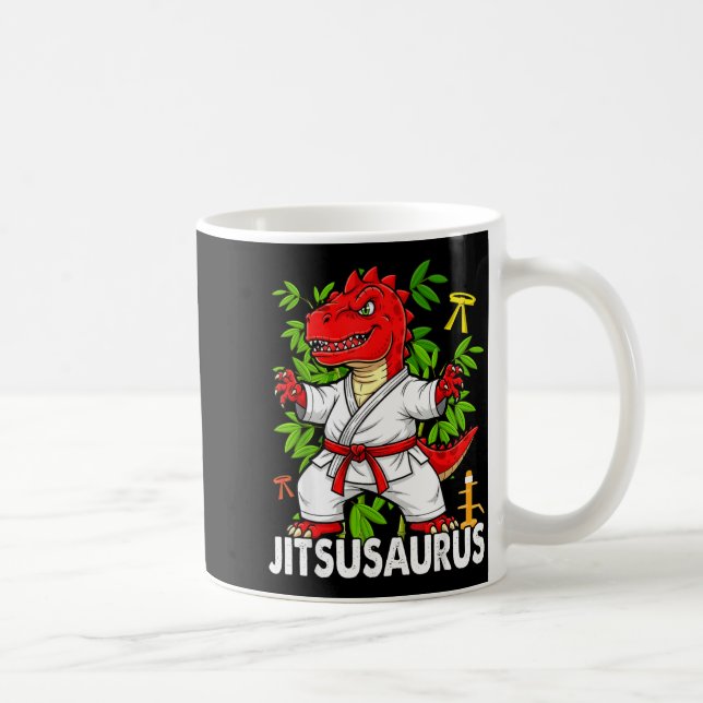 Mug Jitsusaurus Drôle Jiu Jitsu Trex MMA Brésilien (Droite)