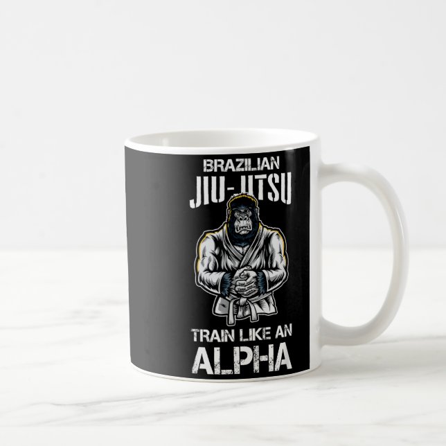 Mug Jiu Jitsu Brésilien Entraînez-vous comme un Alpha  (Droite)