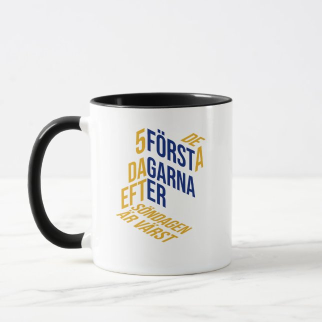 Mug Jobbig vecka t-shirt (Gauche)