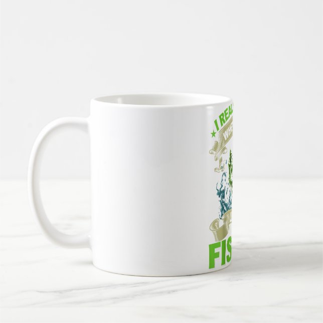 Mug J'Obtiens Mon Attitude De Mon Fou Père Génial (Gauche)