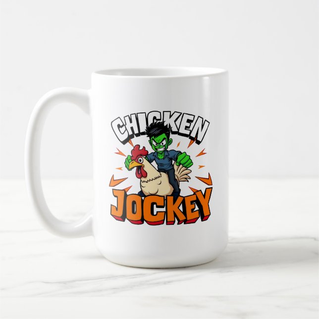 Mug Jockey de poulet (Gauche)