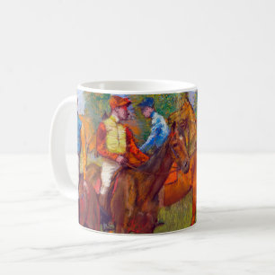 Mug Jockeys et chevaux de course, Edgar Degas