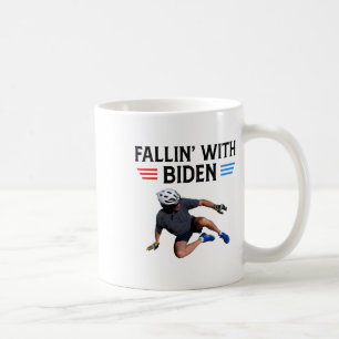 Mug Joe Biden Falling Off Bicycle Biden Vélo Mème Funn