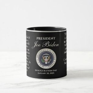 Mug Joe Biden Jour d'investiture 20 janvier 2025