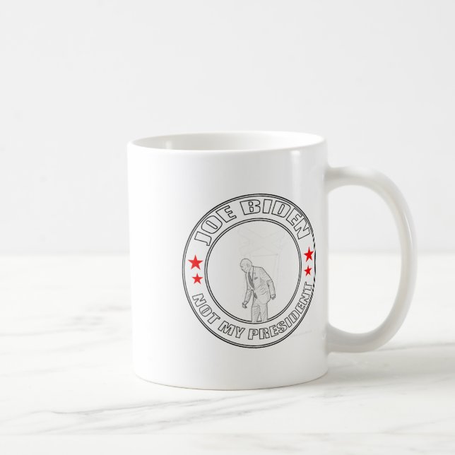 Mug Joe Biden N'Est Pas Mon Président.marionnette. Pel (Droite)