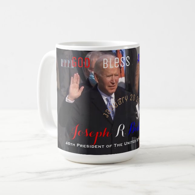 Mug Joe Biden Oath of Office Inauguration Day 2021 (Devant gauche)