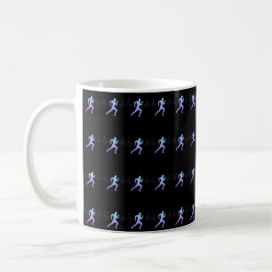 Mug Jogging - Coureurs Silhouette avec Heartbeat