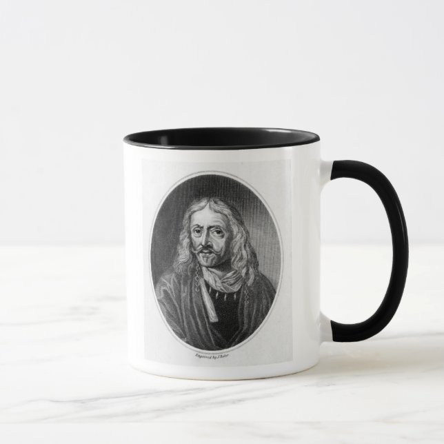 Mug Johannes Hevelius, gravé par J. Baker (Droite)