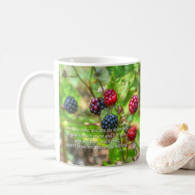 Mug John 15:5 (Avec donut)