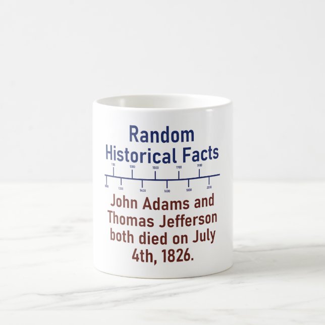 Mug John Adams et Thomas Jefferson - Histoire (Centre)