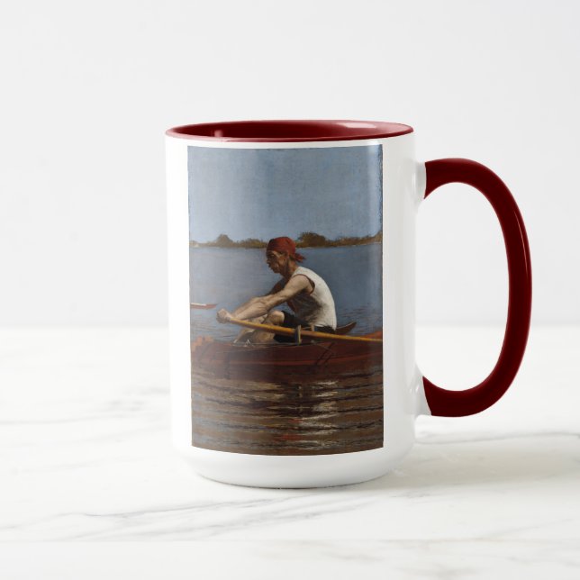 Mug John Biglin dans un aviron simple (Droite)