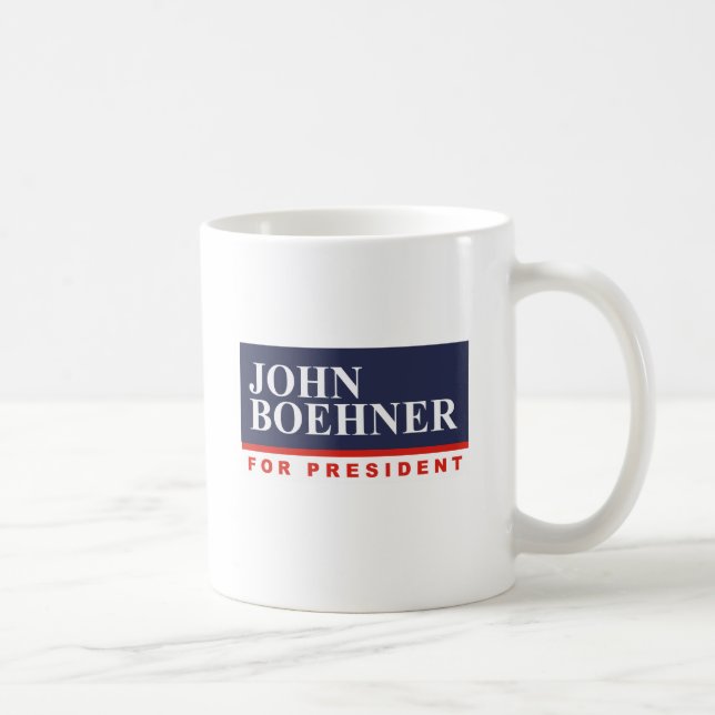 Mug JOHN BOEHNER POUR le PRÉSIDENT (bannière) (Droite)