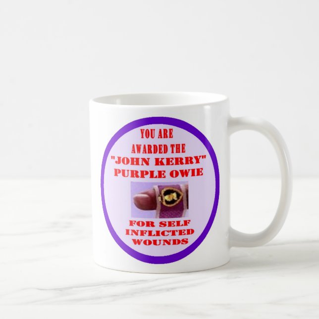 MUG JOHN KERRY PURPLE OWIE (Droite)