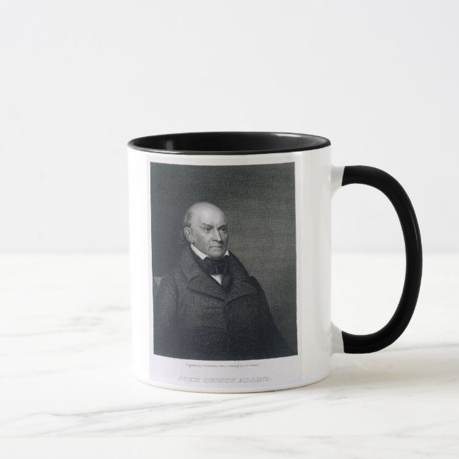 Mug John Quincy Adams, gravé par John Wesley Paradis (Droite)