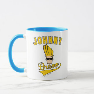 Mug Johnny Bravo Collegiate Graphic