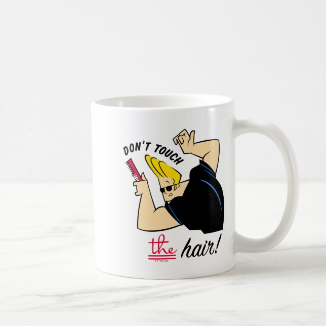 Mug Johnny Bravo Comb Dont Touch The Hair  (Droite)