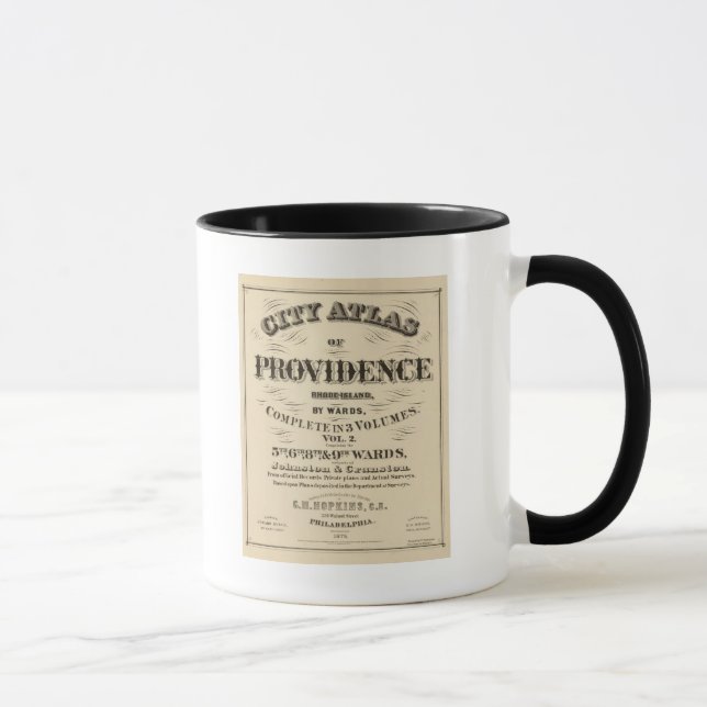 Mug Johnston Rhode Island Très tôt Hopkins City (Droite)