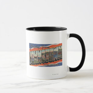 Mug Johnstown, Pennsylvanie - Scènes de grandes lettre