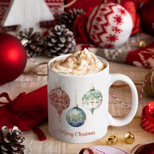 Mug Joie autrichienne Joyeux Noël Ornements