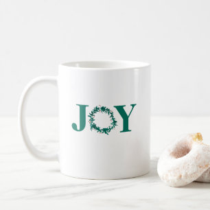 Mug Joie couronne de Noël avec baies