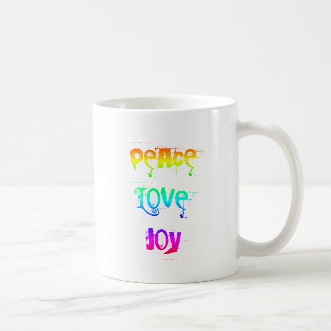 Mug Joie d'amour de paix (Droite)