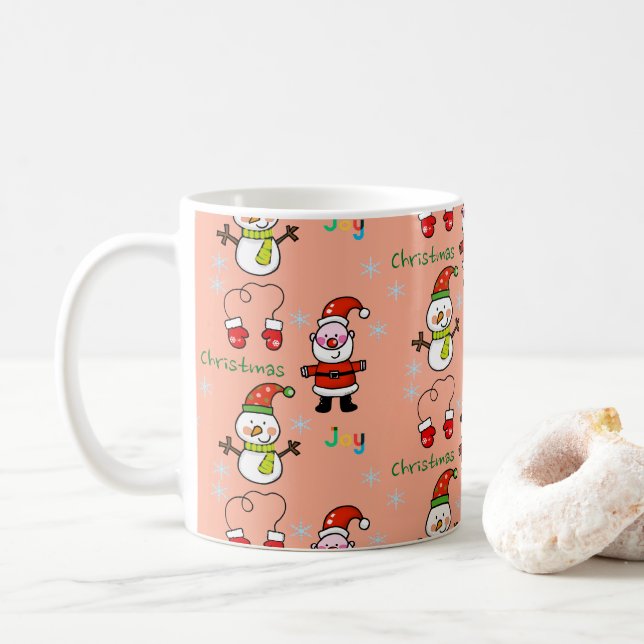 Mug joie de Noël (Avec donut)