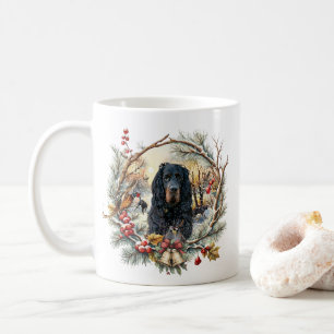 Mug Joie de Noël du Setter Gordon – Art canin saisonni