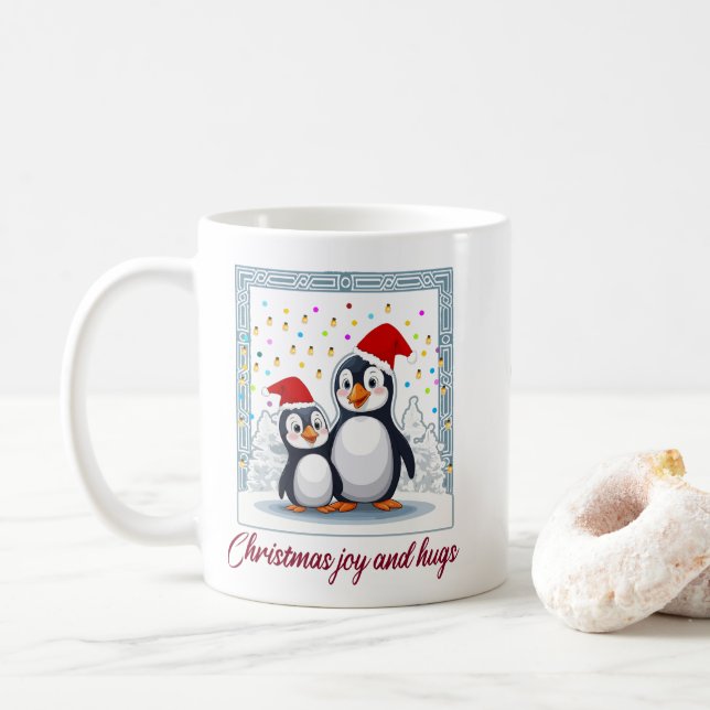 Mug Joie de Noël et câlins (Avec donut)